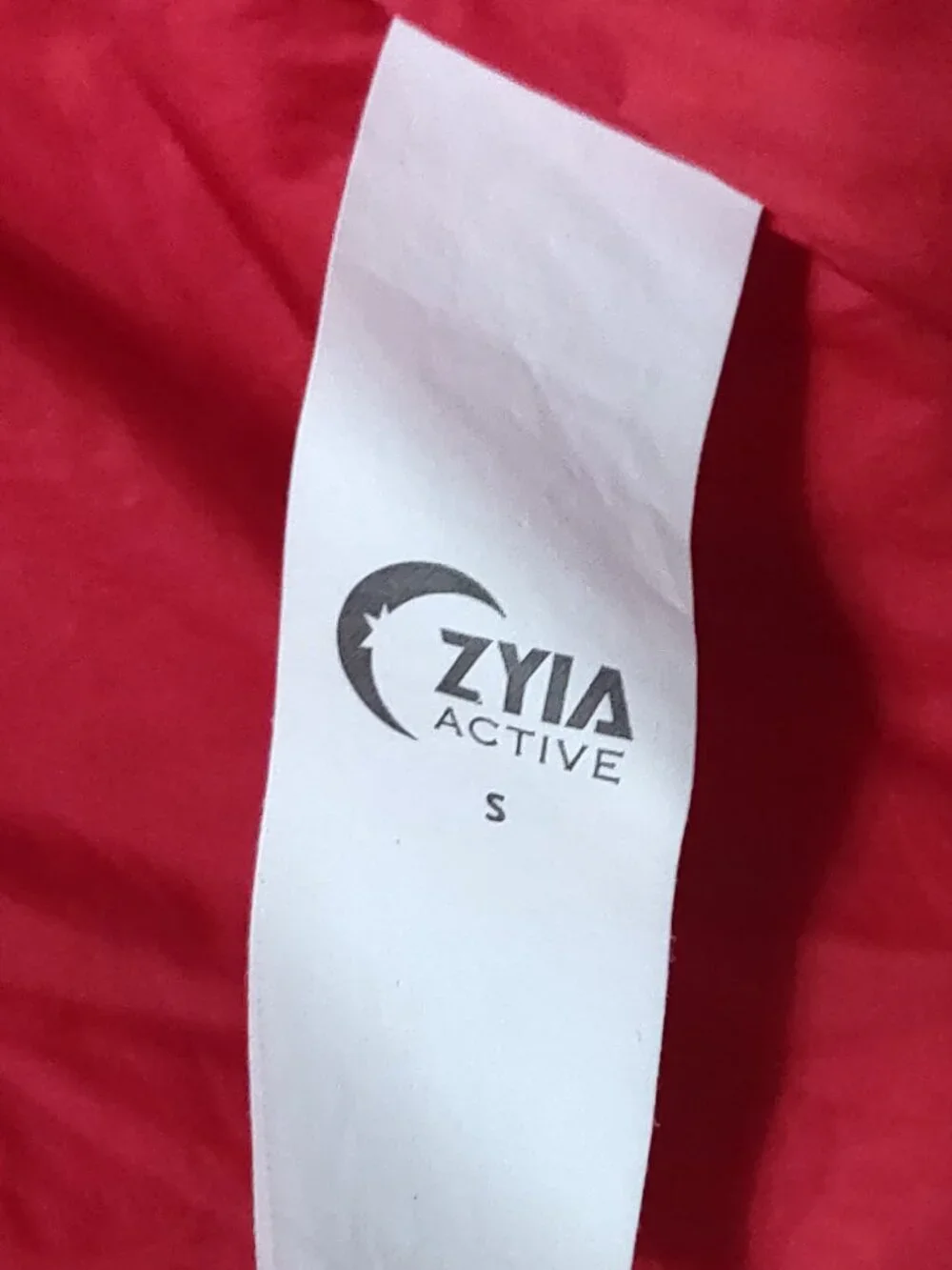 Zyia Red Down Puffer Vest Women's SIZE SMALL